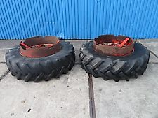 Goodyear Dubbelwiel 18.4R38 met spindel