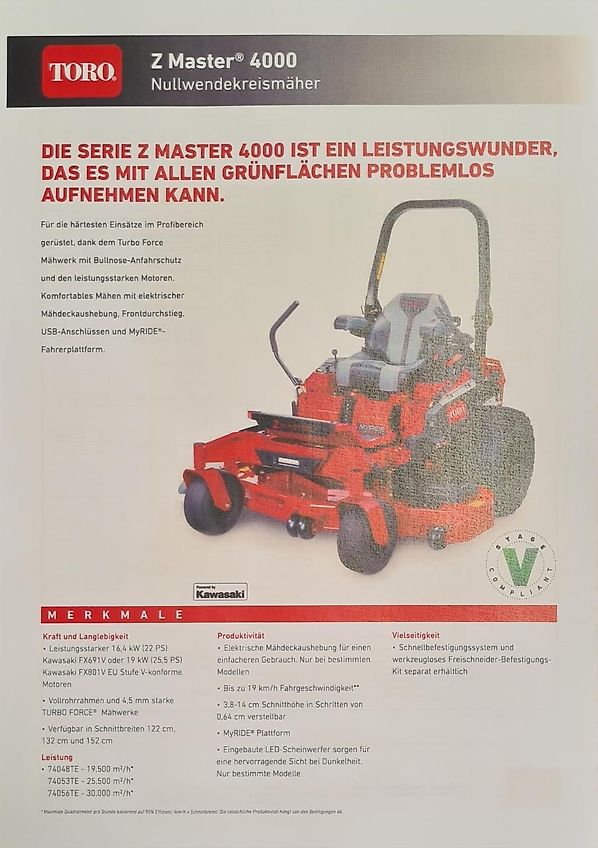 Toro Z-Master 4000