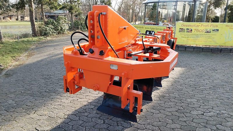 Howard Howard SP5 Schwenkpflug mit 221 cm max. Arbeitsbreite Gummistützrad Höhenverstellung über Spindel Schnittbreitenverstellung hydraulisch für Schlepper um 150 PS sehr gut für hohe Flächenleistung ideal auch zum Schälen ab 5 cm zur Beikrautbekämpfung