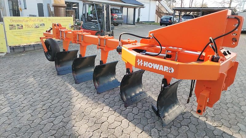 Howard Howard SP5 Schwenkpflug mit 221 cm max. Arbeitsbreite Gummistützrad Höhenverstellung über Spindel Schnittbreitenverstellung hydraulisch für Schlepper um 150 PS sehr gut für hohe Flächenleistung ideal auch zum Schälen ab 5 cm zur Beikrautbekämpfung