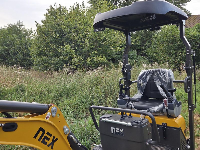 NEX N12 Pro Minibagger inkl. Schaufel & Reißzahn Yanmar 3 Zyl