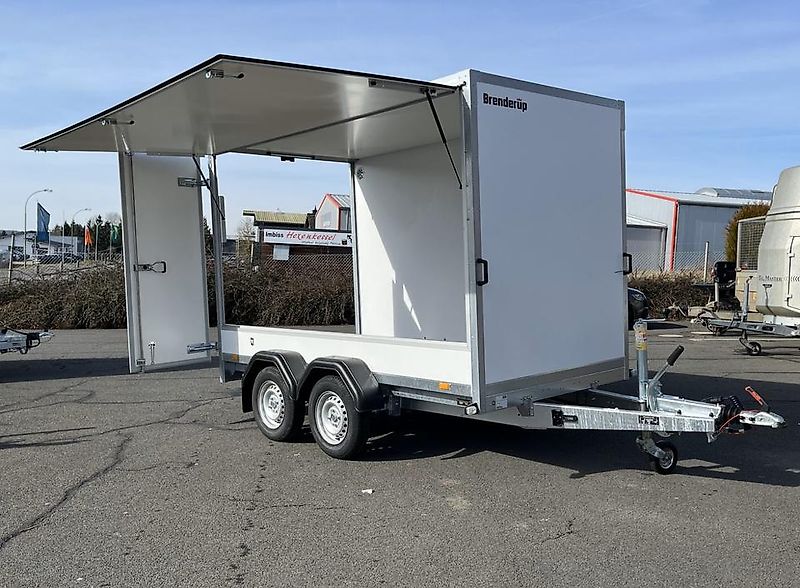 Brenderup Kofferanhänger mit Verkaufsklappe 2500 kg 3,5 m Koffer