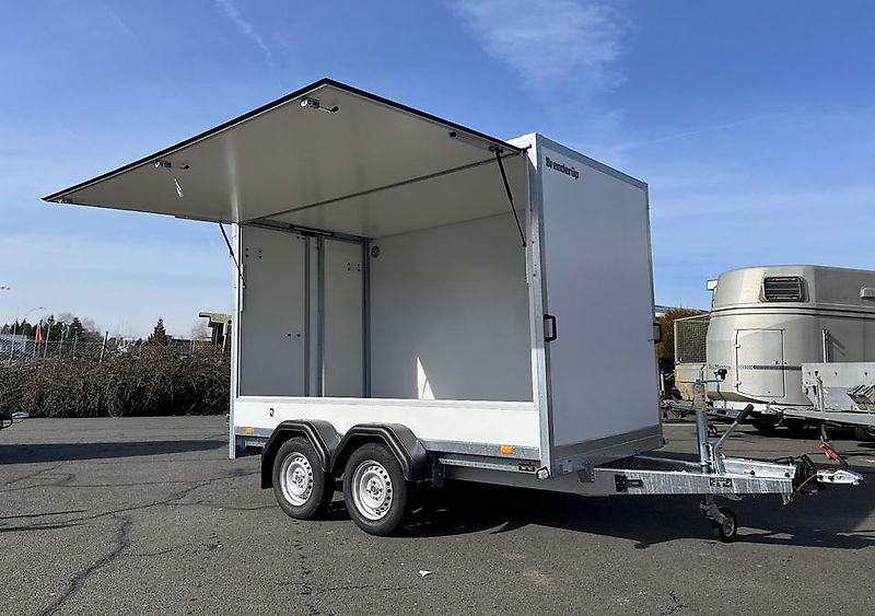Brenderup Kofferanhänger mit Verkaufsklappe 2500 kg 3,5 m Koffer