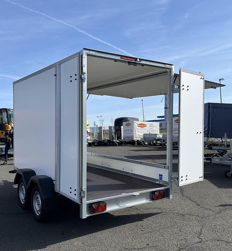 Brenderup Kofferanhänger mit Verkaufsklappe 2500 kg 3,5 m Koffer