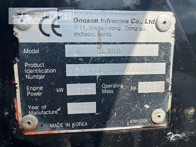 Doosan DL200-5