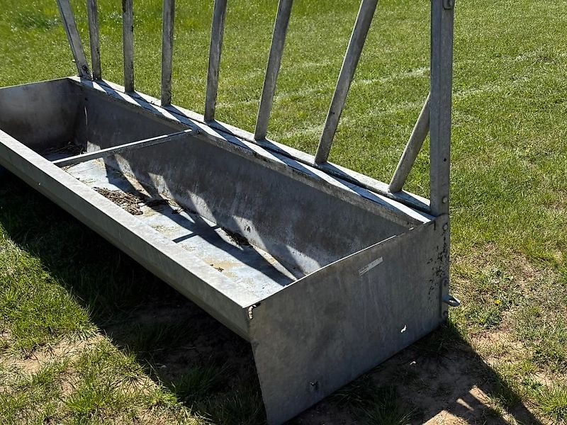 Cattle Feed Trough and Barrier