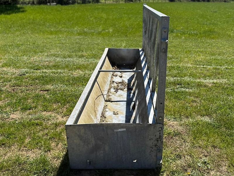 Cattle Feed Trough and Barrier