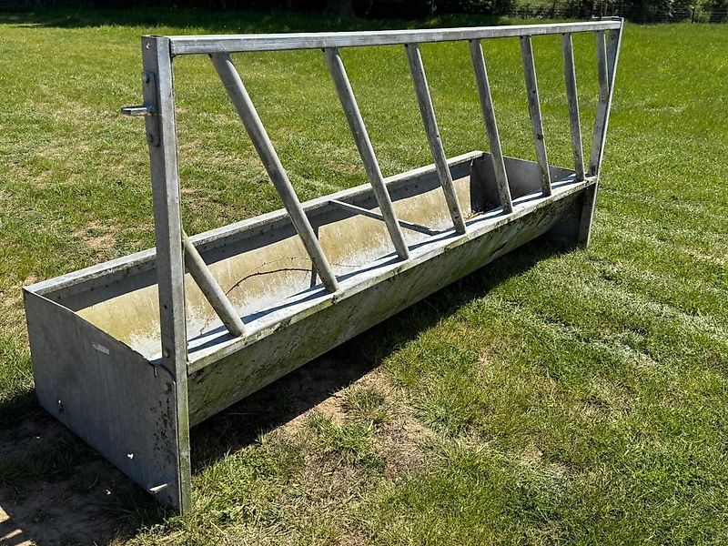 Cattle Feed Trough and Barrier