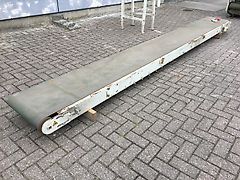 Vlakke band 4.80 x 0.50m. met pootstel en trommelmotor