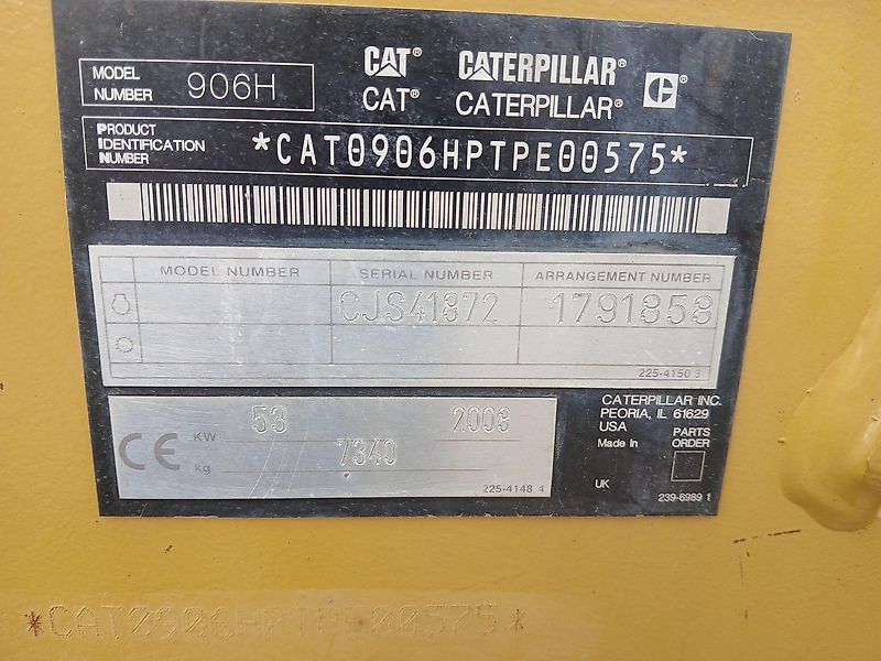 Caterpillar CAT 906H Caterpillar Radlader