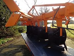 Howard Howard Howard SP6 Schwenkpflug mit 265 cm Arbeitsbreite Gummistützrad mit hydraulischer Verstellung Pakerarmen für Schlepperleistungen um 200 PS sehr gut zur hohen Leistung der Swingplog für Kein Krone Lemken oder sonstiger Schwenkpflug leichte sandige &