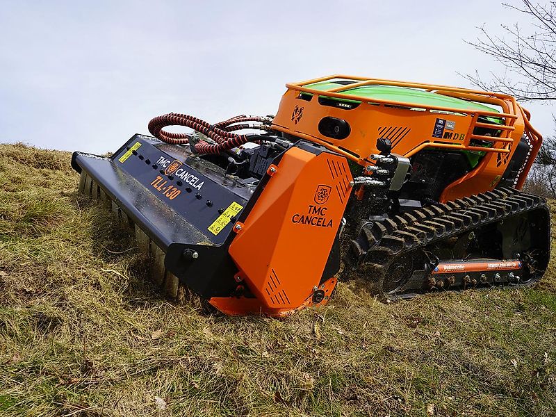 TMC Cancela TLL-130 Hydraulischer Mulcher /Schlegelmulchkopf für Funkraupen /Mähraupen /Radlader