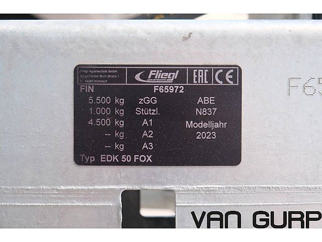 Fliegl EDK50 FOX | Dreiseitenkipper | 3 zijdige kipper