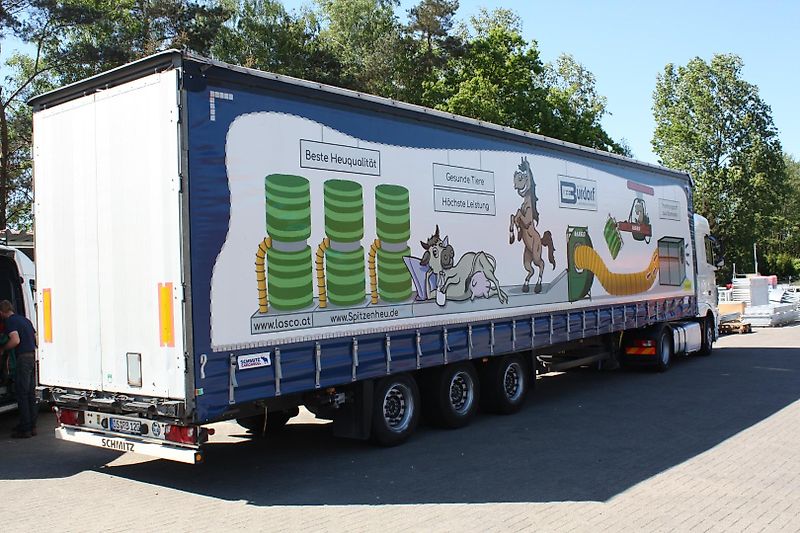 Burdorf Mobile Heutrocknung für Sattelauflieger