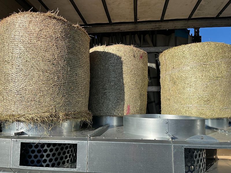 Burdorf Mobile Heutrocknung für Sattelauflieger