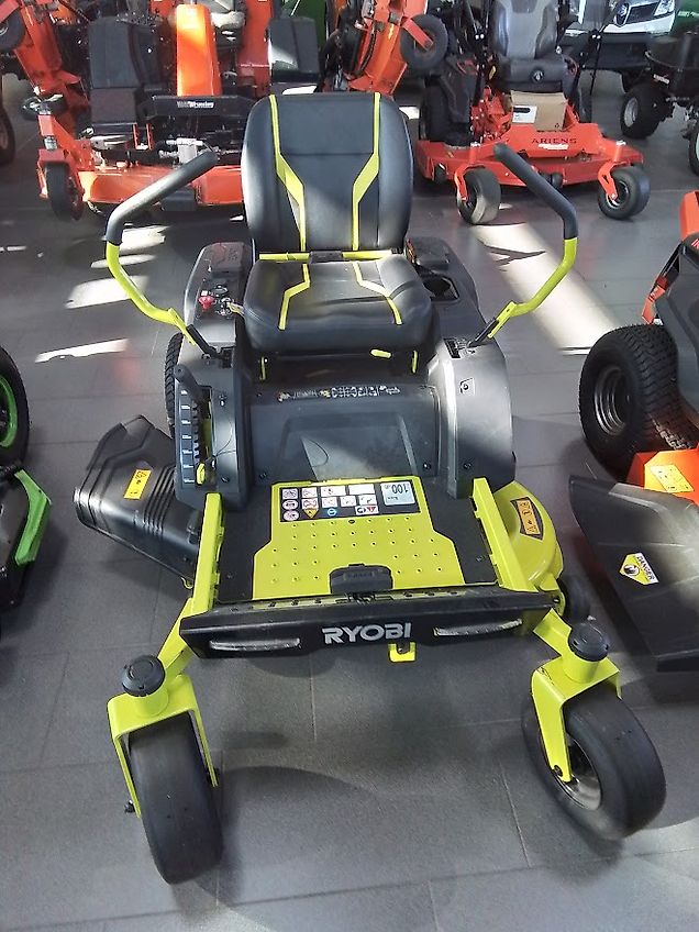 Shibaura Ryobi ZTR 480ex Akku Zero-Turn Nullwendekreis Aufsitmäher