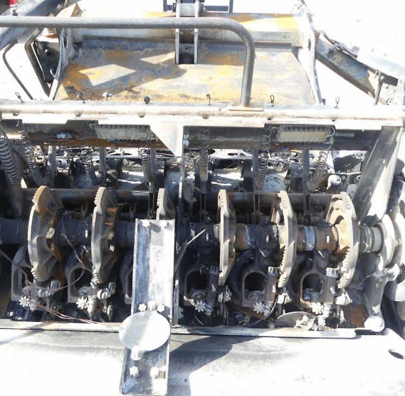 New Holland BB 1270 Brandschaden. Standort Nähe Münster